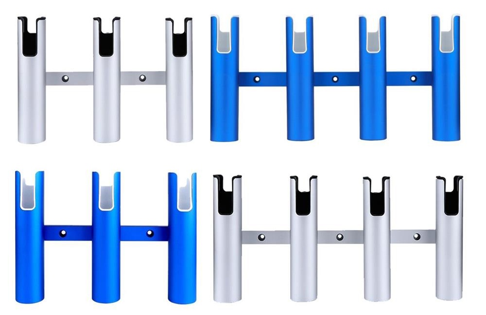 Överlägsen aluminiumlegering Marine 4-rörsstångshållare
