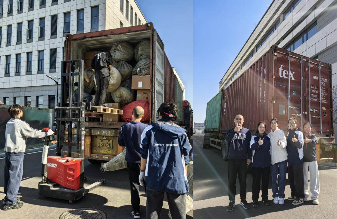 Containerladdning till Australien är klar!