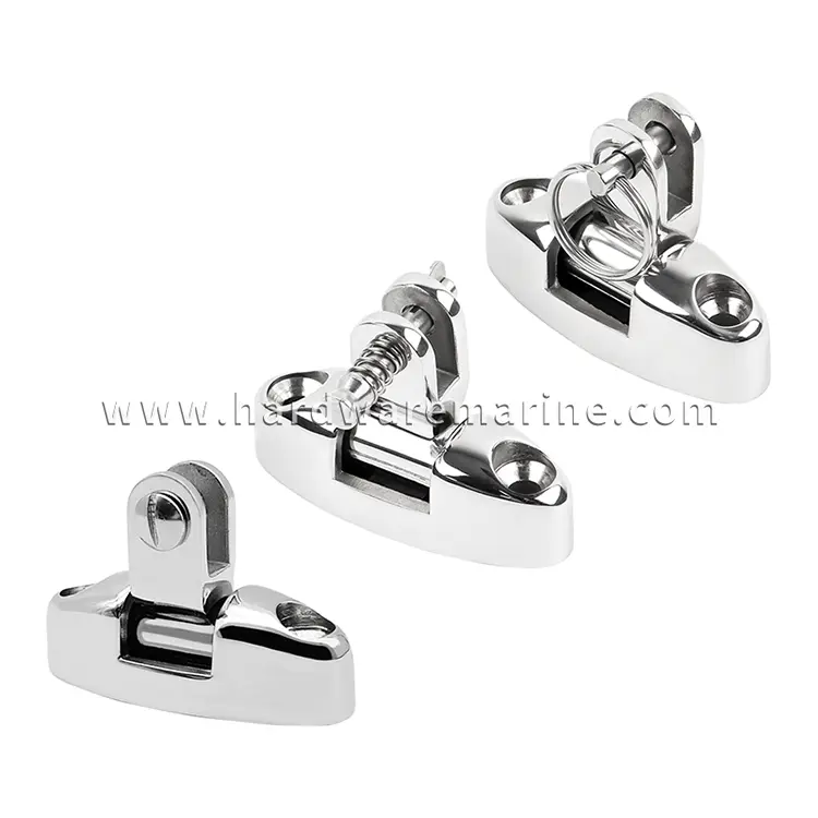 316 Justerbar rostfritt stål 180 graders båt Bimini Top Swivel Deck gångjärn
