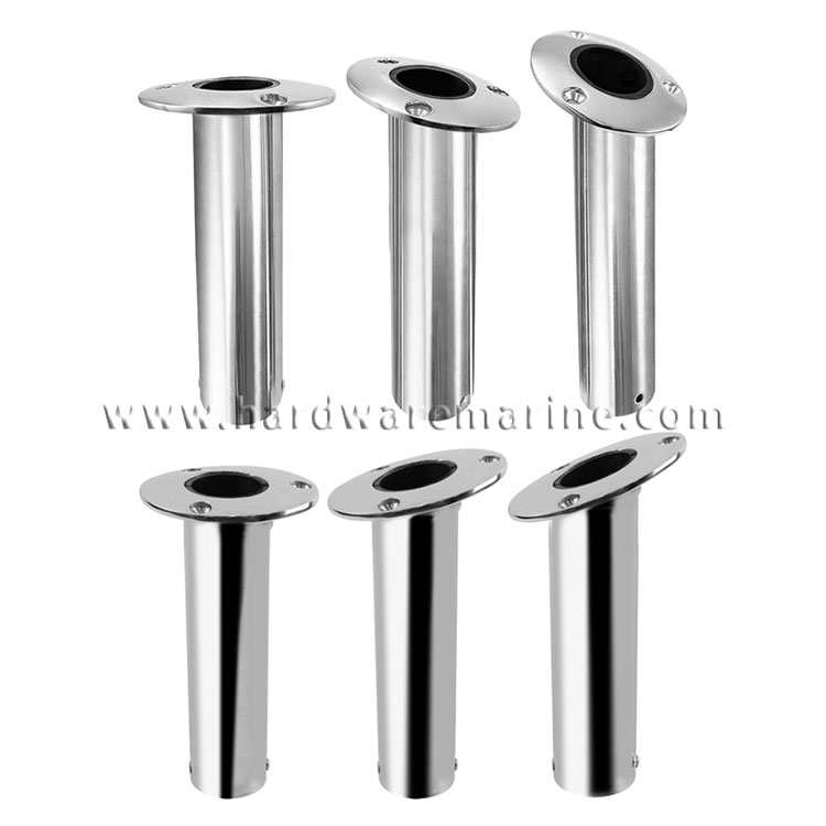 316 Rostfritt stål Heavy Flush Mount Rod Holder