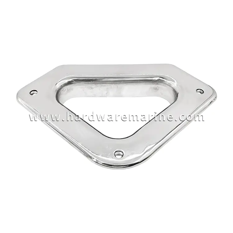 316 rostfritt stål marin triangulärt fairlead hål